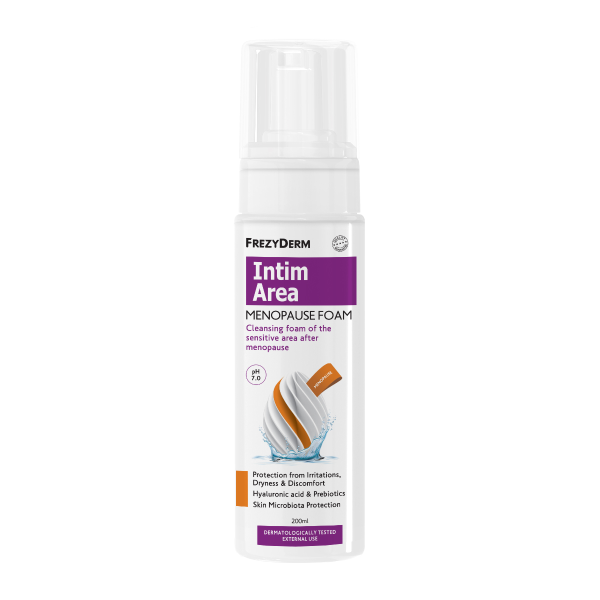 Intime Nettoyante Mousse Menopause Ph 7